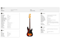 Fender American Professional Classic Precision Bass Rosewood Fingerboard 3-Color Sunburst Fender American Professional Classic Precision Bass Rosewood Fingerboard 3-Color Sunburst